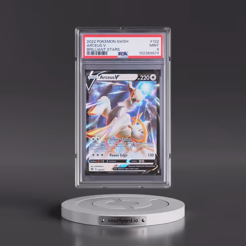 2022 Pokémon Sword & Shield Brilliant Stars #122 Arceus V - Holo (PSA 9 MINT)