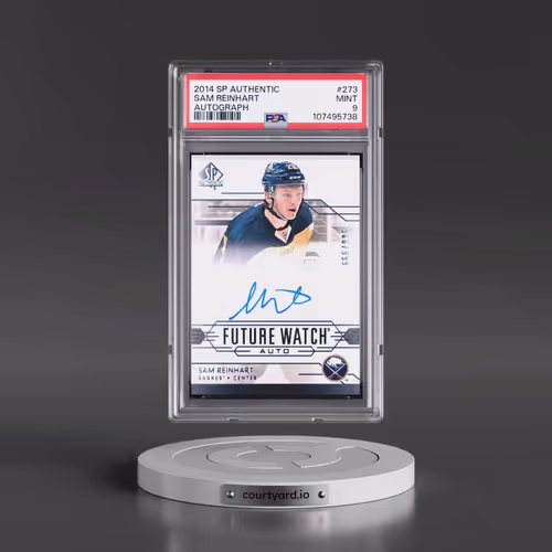 2014 SP Authentic #273 Sam Reinhart - Autograph (PSA 9 MINT)
