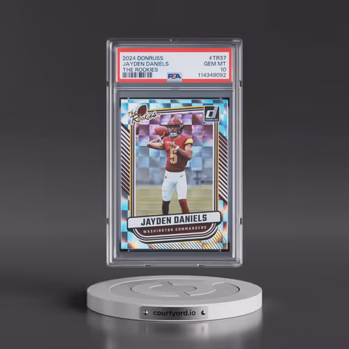 2024 Panini Donruss the Rookies #TR37 Jayden Daniels (PSA 10 GEM MINT)