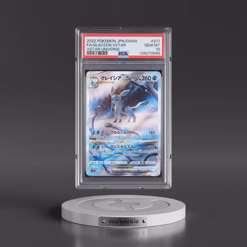 2022 Pokémon Sword & Shield Vstar Universe #217 Glaceon Vstar - Full Art (PSA 10 GEM MINT)