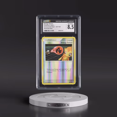 2007 Diamond & Pearl #107/130 Energy Switch - Reverse Holo (CGC 8.5 NM-MT+)