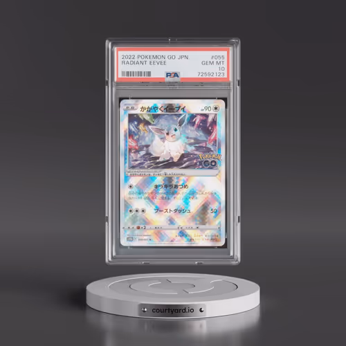 2022 Pokémon Go #055 Radiant Eevee - Holo (PSA 10 GEM MINT)