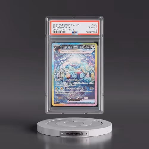 2024 Pokémon SV7-Stellar Miracle #130 Terapagos EX - Holo Special Art Rare (PSA 10 GEM MINT)