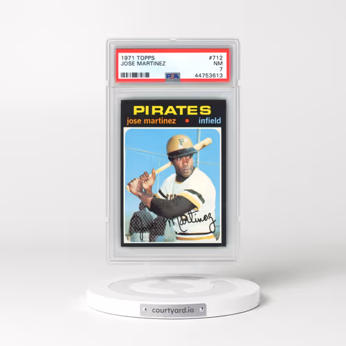 1971 Topps #712 Jose Martinez (PSA 7 NM)