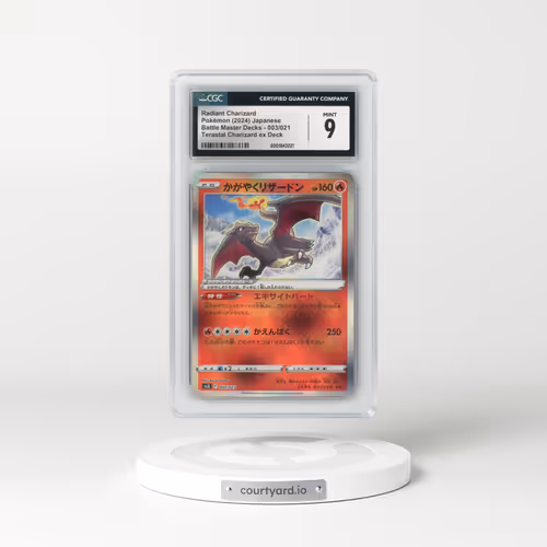 2024 Battle Master #003/021 Radiant Charizard - Terastal Charizard ex Deck (svJL) Holo (CGC 9 MINT)