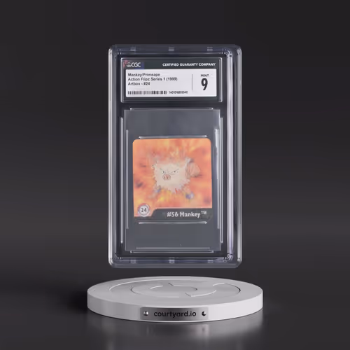 Action Flipz Series 1 (Artbox) - English #24 Mankey/Primeape (CGC 9 MINT)
