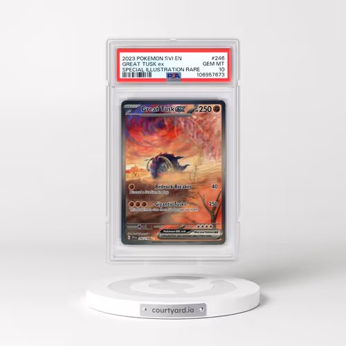 2023 Pokémon Svi EN-Scarlet & Violet #246 Great Tusk EX - Holo Special Illustration Rare (PSA 10 GEM