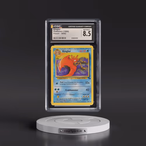 1999 Fossil #38/62 Kingler (CGC 8.5 NM-MT+)