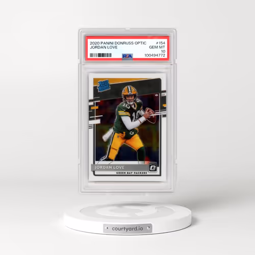2020 Panini Donruss Optic #154 Jordan Love (PSA 10 GEM MINT)