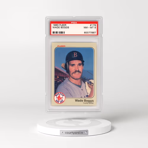 1983 Fleer #179 Wade Boggs (PSA 8 NM-MT)