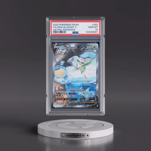 2022 Pokémon Sword & Shield Astral Radiance #163 Hisuian Lilligant V - Holo Full Art (PSA 10 GEM MIN
