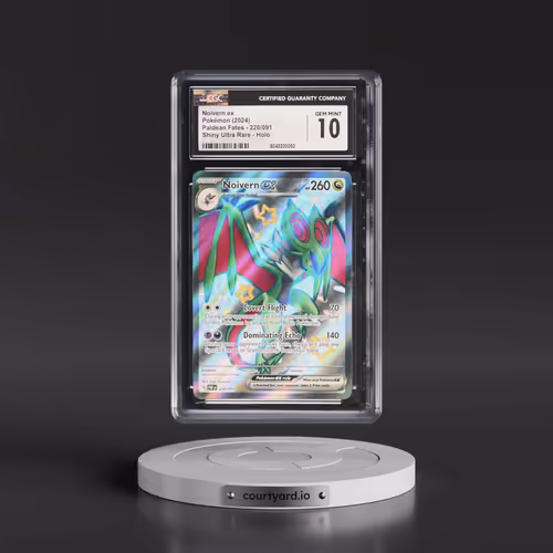 2024 Pokémon Paf EN-Paldean Fates #220 Noivern EX - Holo Shiny Ultra Rare (CGC 10 GEM MINT)