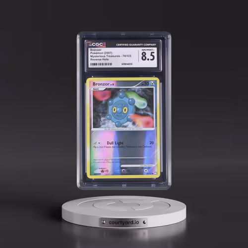 2007 Mysterious Treasures #74/123 Bronzor - Reverse Holo (CGC 8.5 NM-MT+)