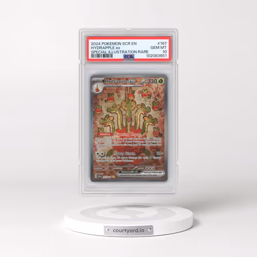 2024 Pokémon Scr EN-Stellar Crown #167 Hydrapple EX - Holo Special Illustration Rare (PSA 10 GEM MIN