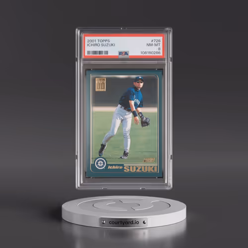 2001 Topps #726 Ichiro Suzuki (PSA 8 NM-MT)