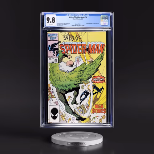 Web of Spider-Man #24 CGC 9.8 White Pages (Marvel Comics, 3/87) - Universal