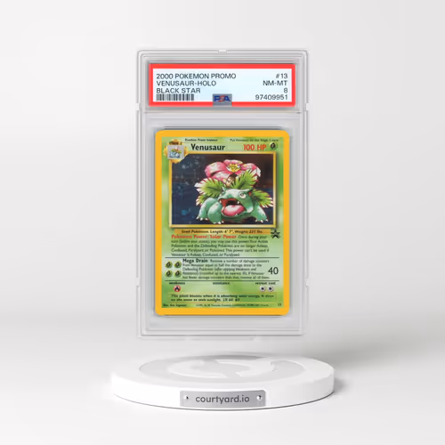2000 Pokémon Promo Black Star #13 Venusaur - Holo (PSA 8 NM-MT)