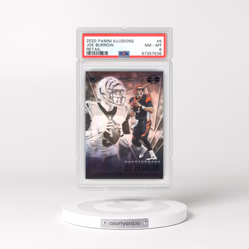 2020 Panini Illusions #5 Joe Burrow - Retail (PSA 8 NM-MT)