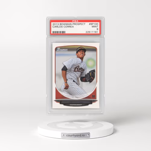 2013 Bowman Prospect #BP100 Carlos Correa (PSA 9 MINT)