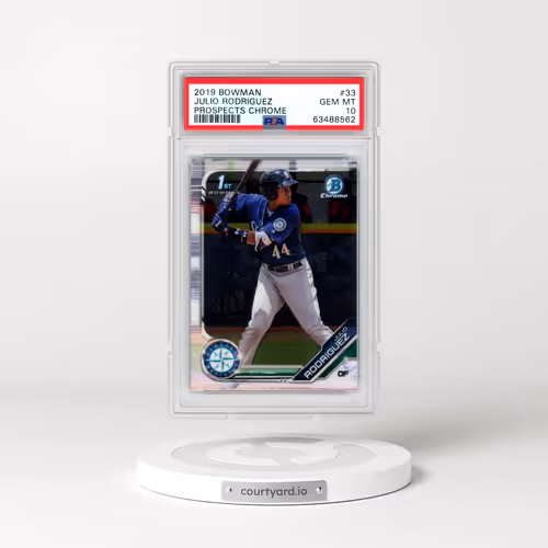 2019 Bowman Prospects Chrome #33 Julio Rodriguez (PSA 10 GEM MINT)