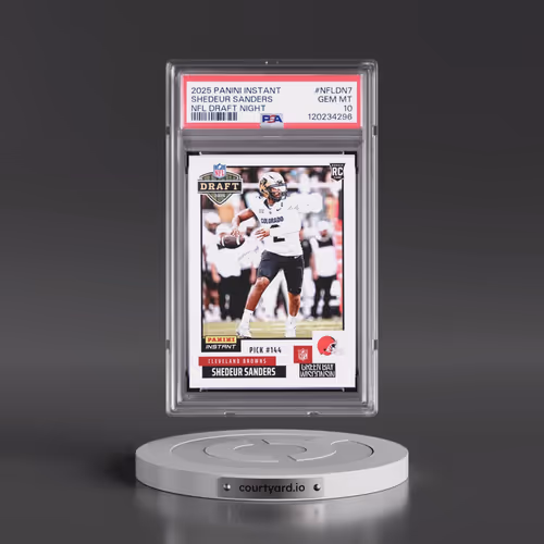 2025 Panini Instant NFL Draft Night #NFLDN7 Shedeur Sanders (PSA 10 GEM MINT)