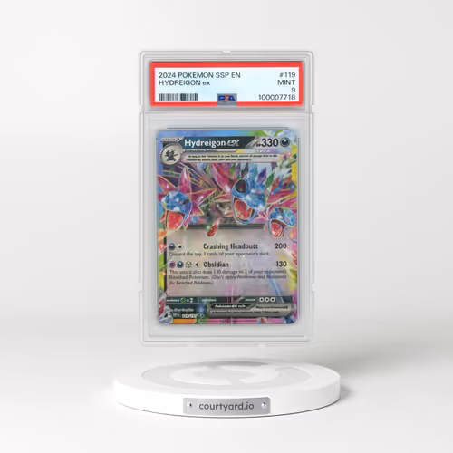 2024 Pokémon Ssp EN-Surging Sparks #119 Hydreigon EX - Holo (PSA 9 MINT)