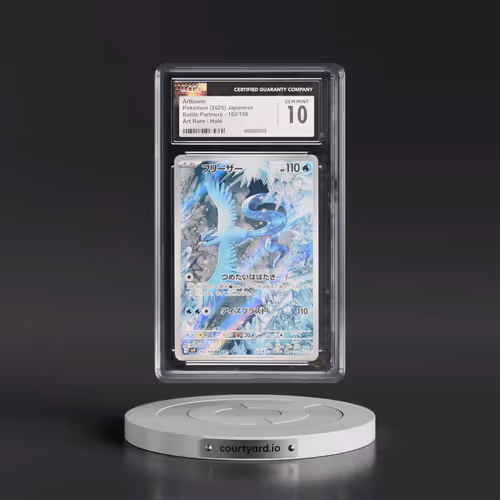2025 Battle Partners - sv9 #102/100 Articuno - Art Rare Holo (CGC 10 GEM MINT)
