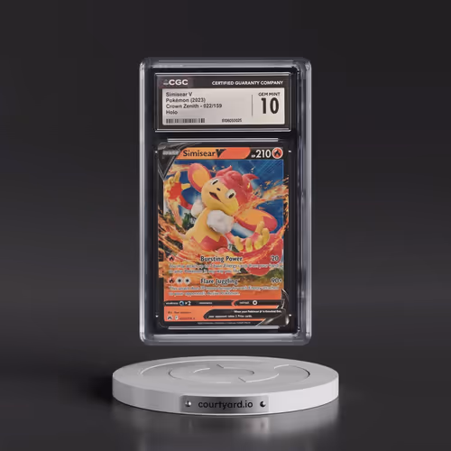 2023 Crown Zenith #022/159 Simisear V - Holo (CGC 10 GEM MINT)