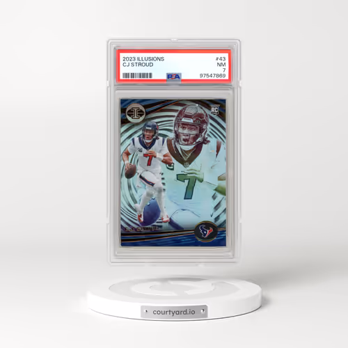2023 Panini Illusions #43 CJ Stroud (PSA 7 NM)
