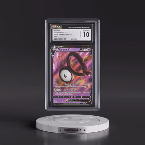2022 Silver Tempest #065/195 Unown V - Holo (CGC 10 GEM MINT)