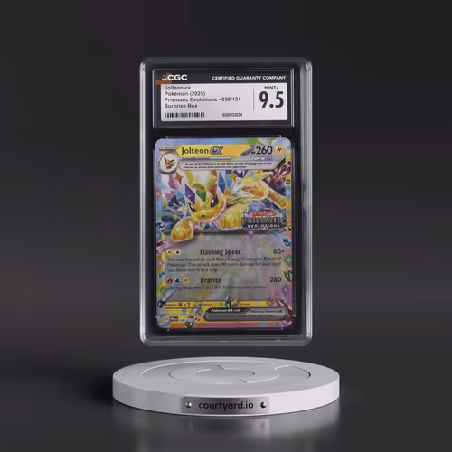 2025 Pokémon Pre EN-Prismatic Evolutions #030 Jolteon EX - Holo Surprise Box Exclusive (CGC 9.5 MINT