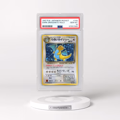 1997 Pokémon Rocket #149 Dark Dragonite - Holo (PSA 10 GEM MINT)
