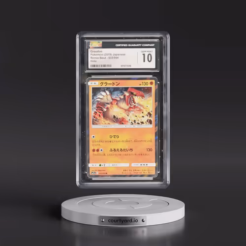 2019 Remix Bout #032/064 Groudon - Holo (CGC 10 GEM MINT)