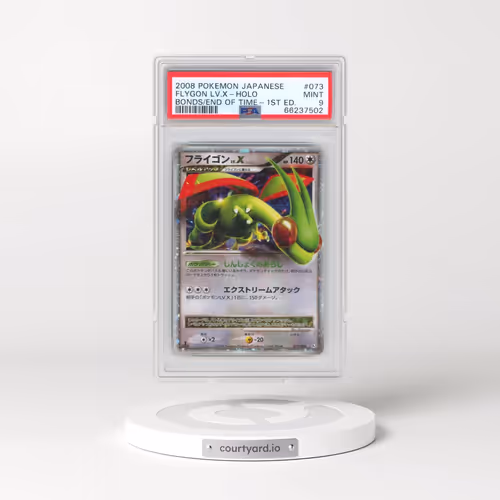 2008 Pokémon Bonds to the End of Time #073 Flygon LV.X - 1st Edition Holo (PSA 9 MINT)