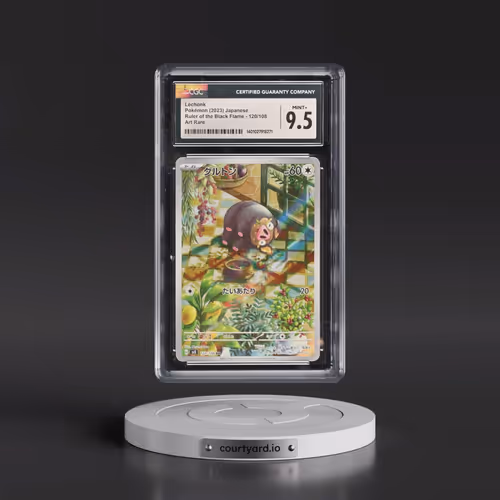 2023 Pokémon SV3-Ruler of the Black Flame #120 Lechonk - Art Rare (CGC 9.5 MINT+)