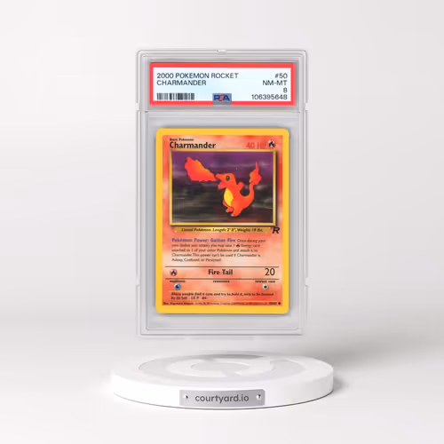 2000 Pokémon Rocket #50 Charmander (PSA 8 NM-MT)