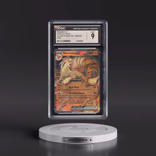 2023 Scarlet & Violet 151 - MEW EN #038/165 Ninetales ex (CGC 9 MINT)