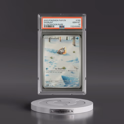 2023 Pokémon Par EN-Paradox Rift #188 Snorunt - Illustration Rare (PSA 10 GEM MINT)