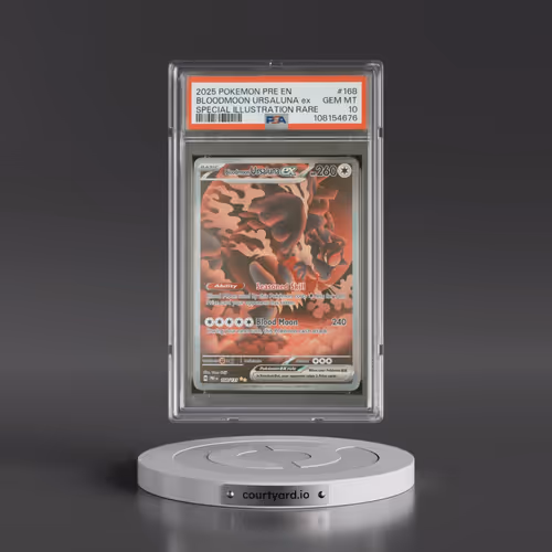 2025 Pokémon Pre EN-Prismatic Evolutions #168 Bloodmoon Ursaluna EX - Holo Special Illustration Rare