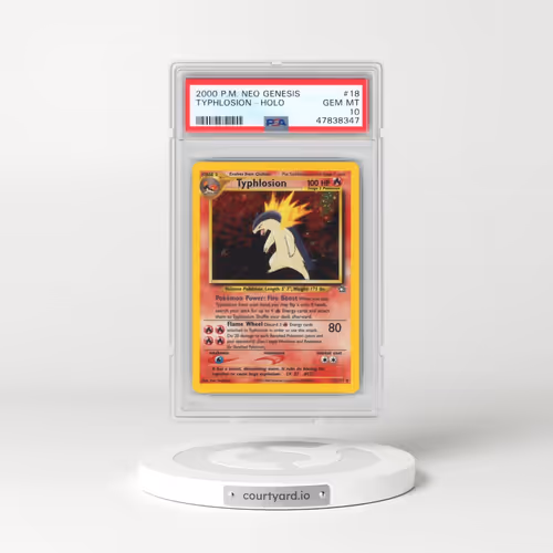 2000 Pokémon Neo Genesis #18 Typhlosion - Holo (PSA 10 GEM MINT)
