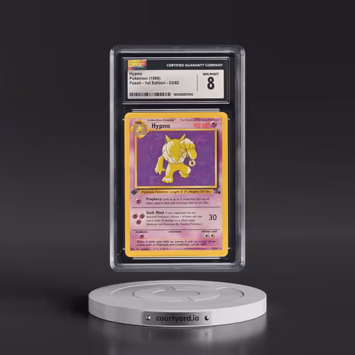 1999 Fossil #23/62 Hypno - 1st Edition 1st Edition (CGC 8 NM-MT)