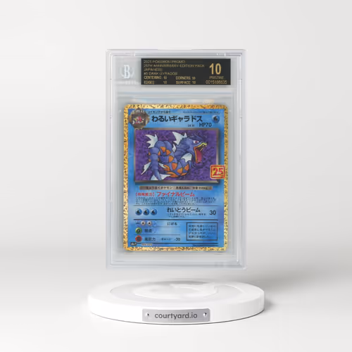 2021 25th Anniversary Promo Pack - S8a-P #005 Dark Gyarados - Holo Rocket Gang (BGS 10 PRISTINE)