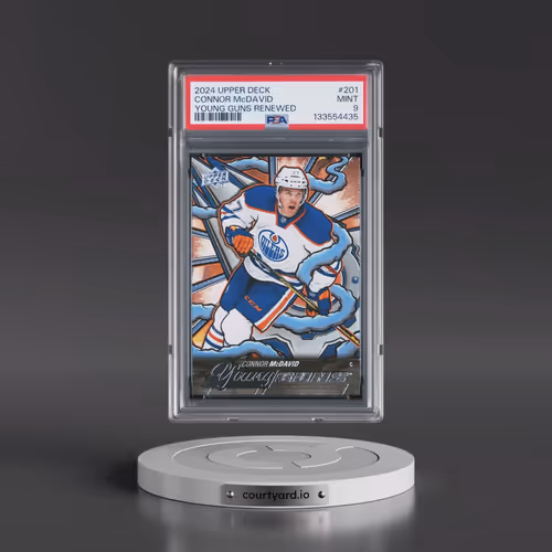 2024 Upper Deck Young Guns Renewed #201 Connor McDavid (PSA 9 MINT)
