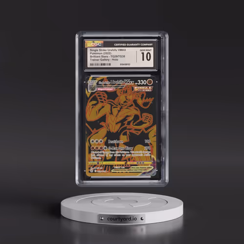 2022 Brilliant Stars #TG29/TG30 Single Strike Urshifu VMAX - Trainer Gallery Holo (CGC 10 GEM MINT)