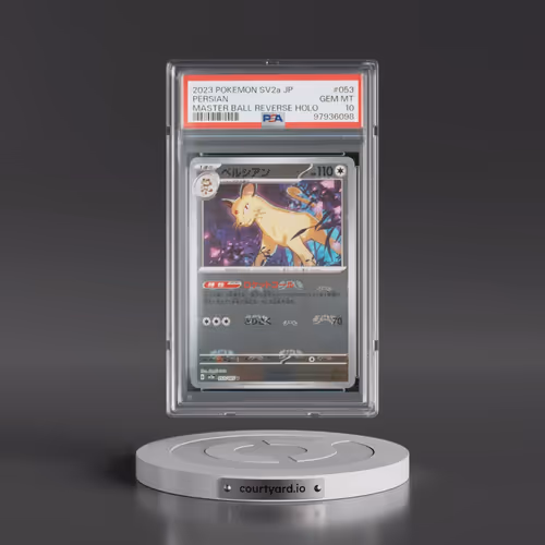 2023 Pokémon Sv2a-Pokemon 151 #053 Persian - Reverse Holo Master Ball (PSA 10 GEM MINT)