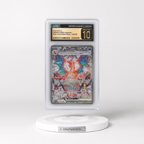2023 Ruler of the Black Flame #134/108 Charizard ex - Special Art Rare (CGC 10 PRISTINE)