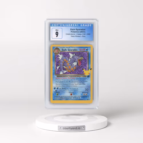 2021 Celebrations - Classic Collection #8/82 Dark Gyarados - Team Rocket Holo (CGC 9 MINT)