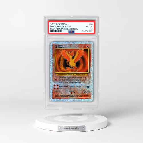 2002 Pokémon Legendary Collection #30 Moltres - Reverse Foil (PSA 4 VG-EX)