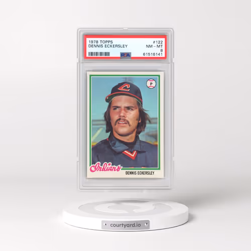 1978 Topps #122 Dennis Eckersley (PSA 8 NM-MT)