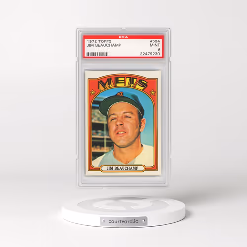 1972 Topps #594 Jim Beauchamp (PSA 9 MINT)